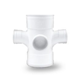 88° Red. Double Sweep Junction (F/F) & (M/F)  
						 
						  with 2" Vent