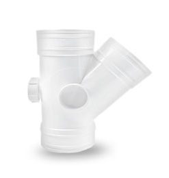 45° Y-Junction (F/F) I/O  
						 
						  with Inspection Opening