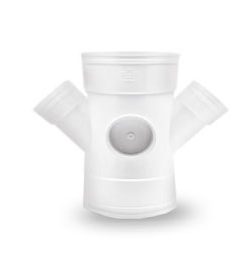 45° Double Reducing Y-Junction  (F/F)